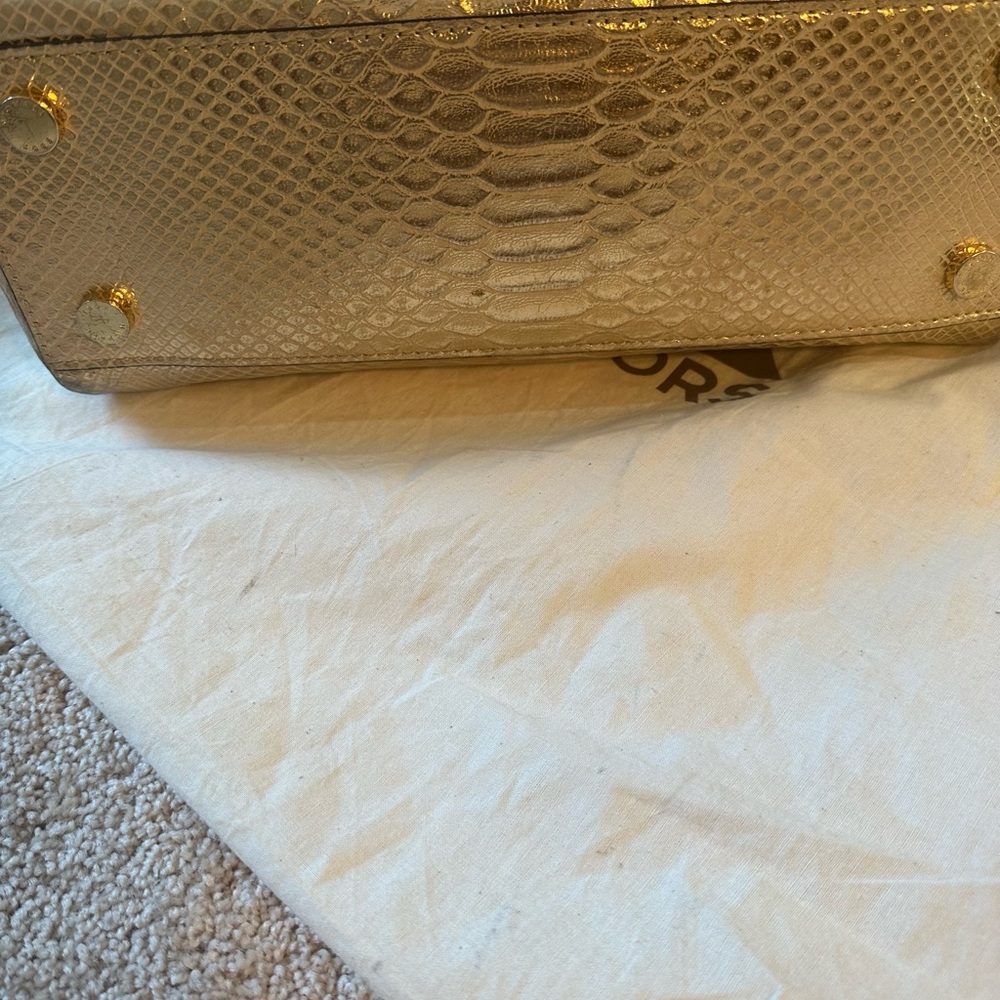 Michael Kors Sutton Medium Python Embossed Leathe… - image 8